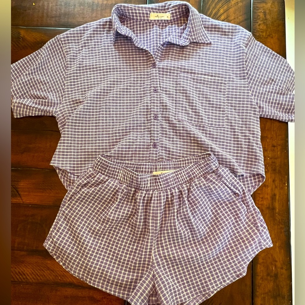 PJ set from Molly Green boutique store in Nashville